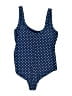 Basic Editions Polka Dots Blue One Piece Swimsuit Size 12 - photo 2