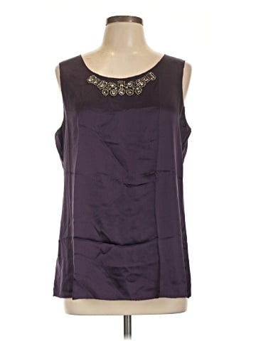 Ann Taylor Sleeveless Silk Top (view 1)