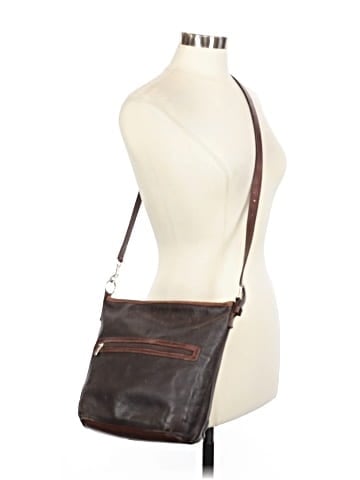 Roots Leather Crossbody Bag (view 2)