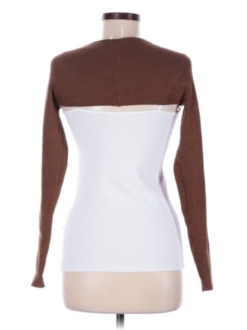White Fox Shrug (view 2)