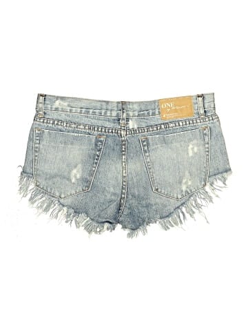 One by One Teaspoon Denim Shorts (view 2)