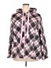 Essentials 100% Polyester Argyle Pink Jacket Size 2X - photo 1