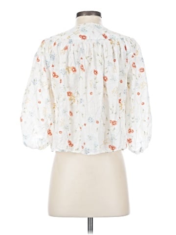 a.n.a. A New Approach 3/4 Sleeve Blouse (view 2)