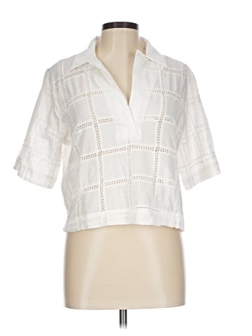 MNG Short Sleeve Blouse (view 1)