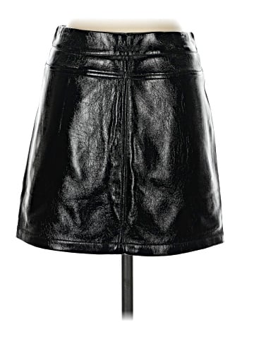 Maje Faux Leather Skirt (view 2)