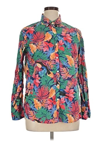 J. McLaughlin Long Sleeve Button-Down Shirt (view 1)