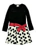 Rare Editions Polka Dots Black Dress Size 16 - photo 1