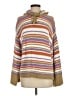 Rebecca Taylor 100% Cotton Stripes Tan Pullover Sweater Size XS - photo 1