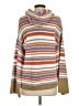 Rebecca Taylor 100% Cotton Stripes Tan Pullover Sweater Size XS - photo 2