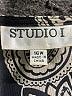 Studio 1 100% Polyester Black Kimono Size 16 - photo 7