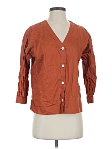 Everlane 3/4 Sleeve Button-Down Shirt (view 1)