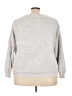 Secret Treasures 100% Polyester Print Silver Sweatshirt Size 3X - photo 2
