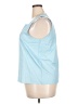 Unbranded 100% Polyester Blue Sleeveless Blouse Size XXL - photo 5