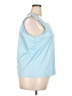 Unbranded 100% Polyester Blue Sleeveless Blouse Size XXL - photo 4
