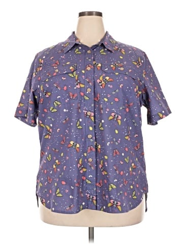 Duluth Trading Co. Short Sleeve Blouse (view 1)