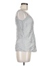 Massimo Dutti Silver Sleeveless Blouse Size 6 - photo 4