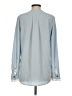 Rag & Bone 100% Silk Blue Long Sleeve Silk Top Size S - photo 2