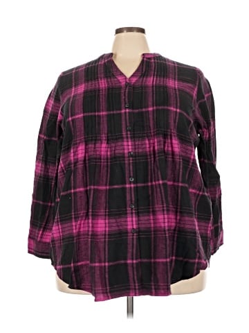 Woman Within 3/4 Sleeve Blouse (view 1)