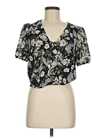 ASTR The Label Short Sleeve Blouse (view 1)