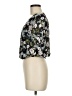 ASTR The Label 100% Polyester Floral Black Short Sleeve Blouse Size M - photo 5