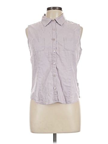 CALVIN KLEIN JEANS Sleeveless Button-Down Shirt (view 1)