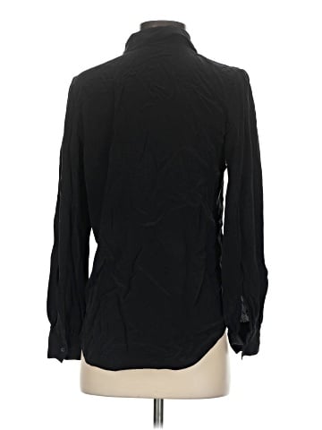 Babaton Long Sleeve Silk Top (view 2)