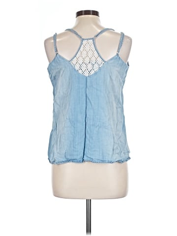 Wild Blue Sleeveless Blouse (view 2)
