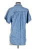 Gloria Vanderbilt Blue Short Sleeve Blouse Size S - photo 2