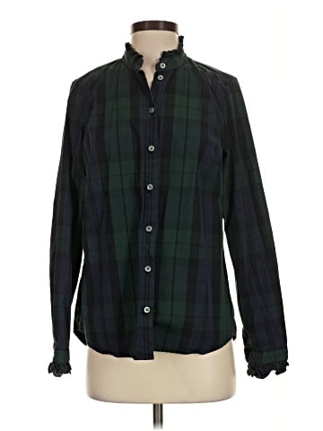J.Crew Factory Store Long Sleeve Button-Down Shirt (view 1)