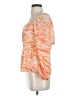 DR2 100% Polyester Orange Long Sleeve Blouse Size S - photo 5