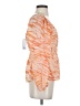 DR2 100% Polyester Orange Long Sleeve Blouse Size S - photo 4