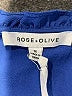 Rose + Olive Blue Short Sleeve Blouse Size 1X - photo 7