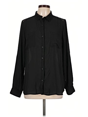 NY Collection Long Sleeve Blouse (view 1)