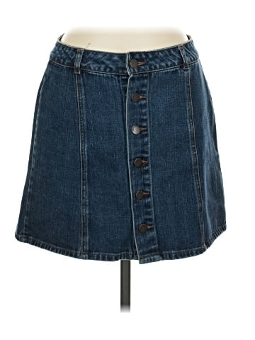 Life in Progress Denim Skirt (view 1)
