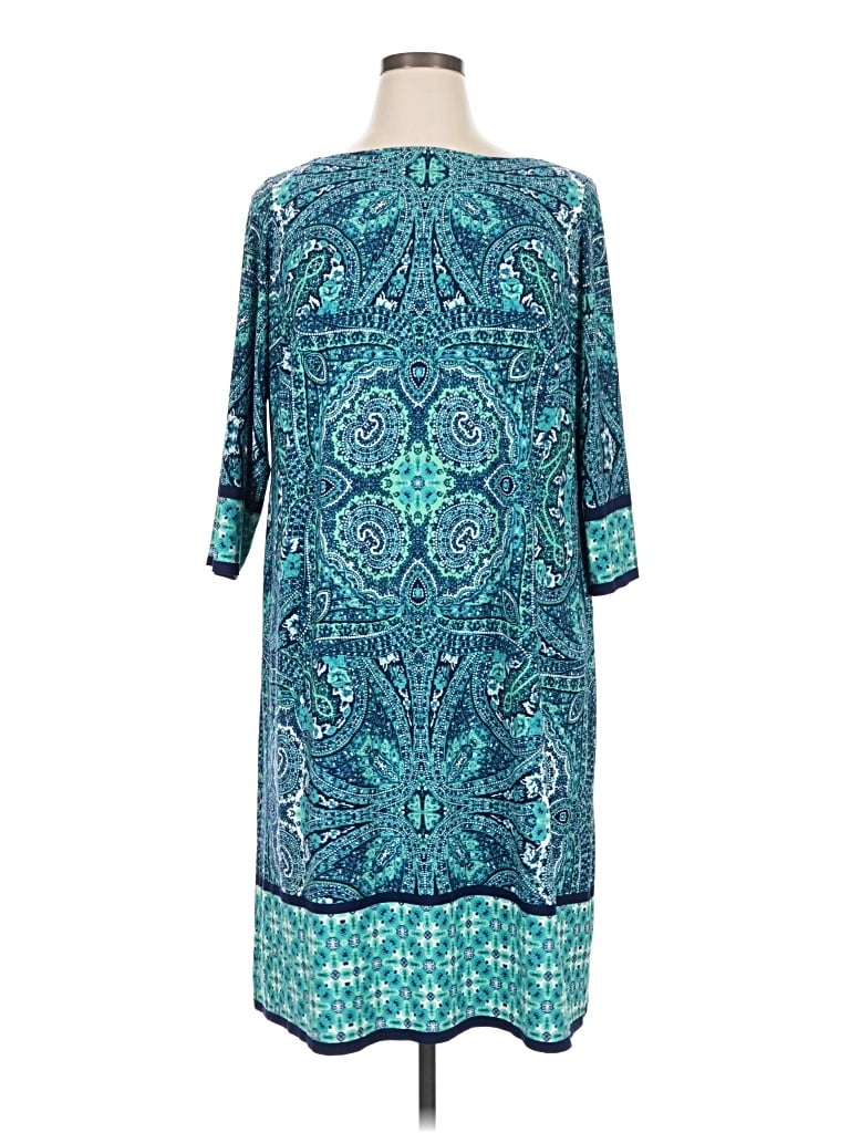 Pre-owned Dressbarn Casual Dress In Blue