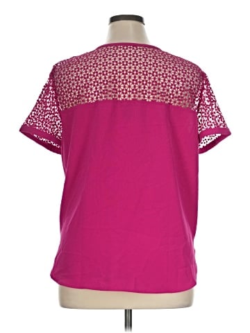 Ann Taylor Factory Short Sleeve Blouse (view 2)