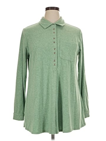 Soft Surroundings Long Sleeve Blouse (view 1)