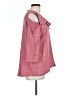IMAN Pink 3/4 Sleeve Blouse Size L - photo 4