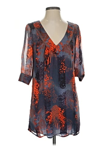 Rory Beca 3/4 Sleeve Silk Top (view 1)