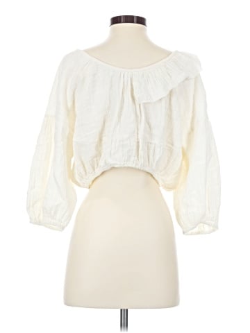 Apiece Apart 3/4 Sleeve Blouse (view 2)