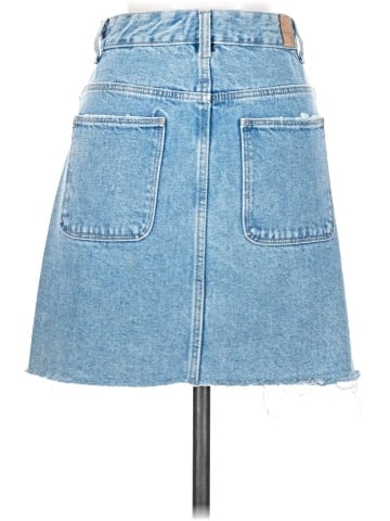 Zara TRF Denim Skirt (view 2)