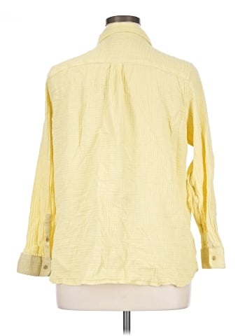 L.L.Bean 3/4 Sleeve Button-Down Shirt (view 2)