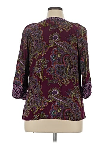 New Directions 3/4 Sleeve Blouse (view 2)