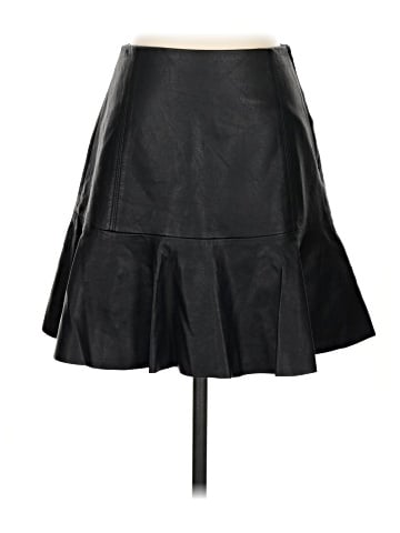 Rebecca Taylor Faux Leather Skirt (view 1)