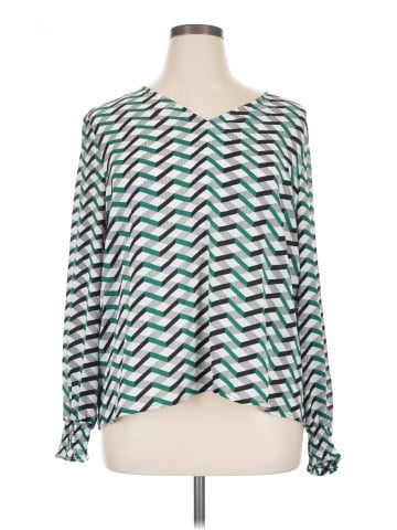 Worthington Long Sleeve Blouse (view 1)