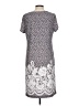 Perceptions Paisley Gray Casual Dress Size L - photo 2