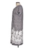 Perceptions Paisley Gray Casual Dress Size L - photo 5