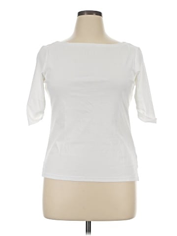 Lauren by Ralph Lauren 3/4 Sleeve T-Shirt (view 1)