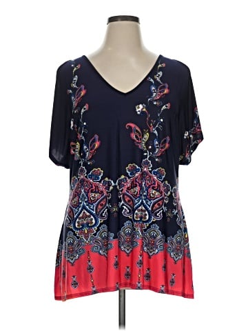 Lavish Short Sleeve Blouse (view 1)