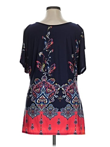 Lavish Short Sleeve Blouse (view 2)